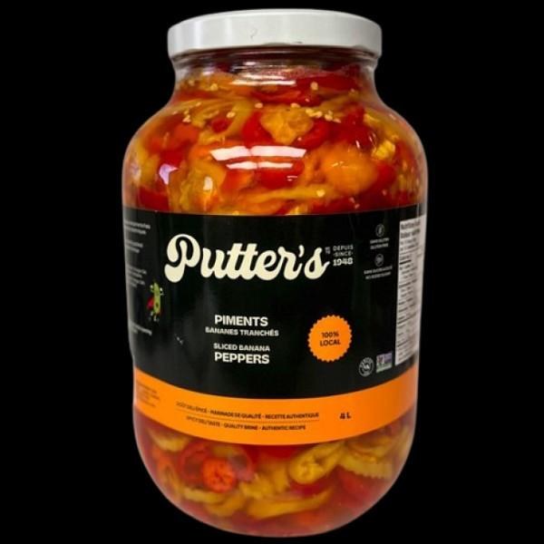 Putter's Hot Banana Pepper Rings - 4L (2) (03038)