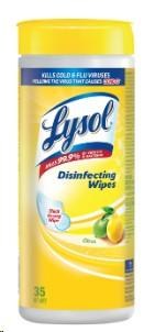 Lysol Disinfecting Wipes Citrus 35ct (12) (75552)