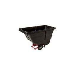 Rubbermaid Tilt U-Duty Truck 405LB/0.5cu - Black