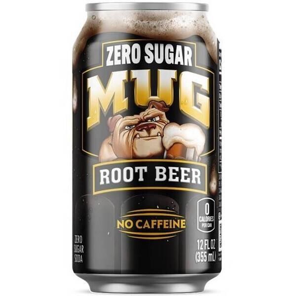 CAN - Mug Root Beer ZERO - 12 x 355mL - SOLD BY CASE - (1) (16363) (PEPSI)