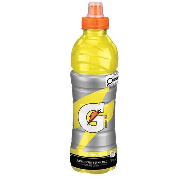 BOTTLE - Gatorade - Lemon Lime - 24 x 710mL - SOLD BY CASE - (1) (XXXXX) (PEPSI)