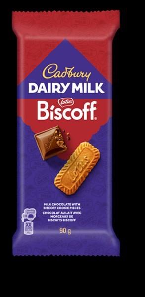 Mondelez Cadbury Dairy Milk Biscoff Family Bar 90g - 21/BOX (02020)