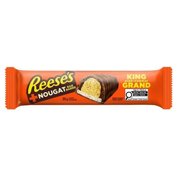 Hershey Reese's & Nougat King Size Bar 99g - 18/BOX (8) (77058)