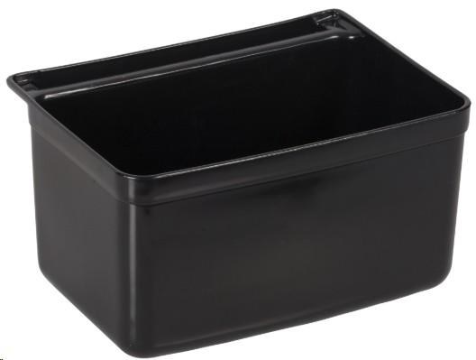 Winco Silverware Bin, 13"W x 9"D x 7"H, plastic, black