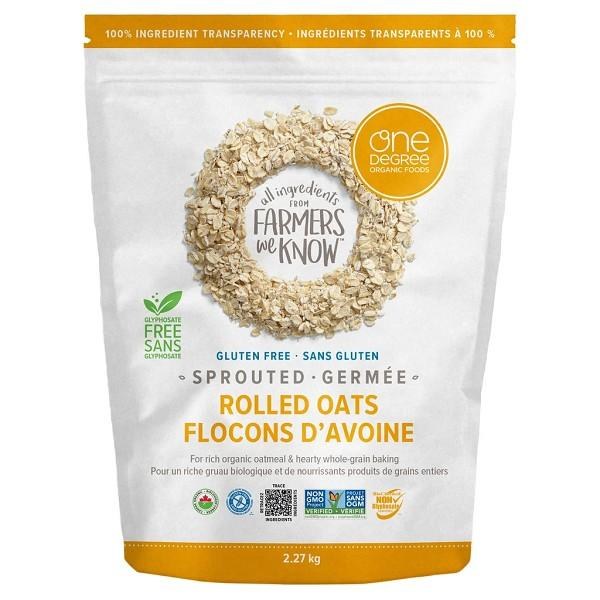 One Degree Organic Sprouted Rolled Oats - 2.27KG (XXXXX)