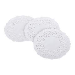 Lapaco 4" Round Lace Doilies L-020 - 1000/BOX (5) (10020)