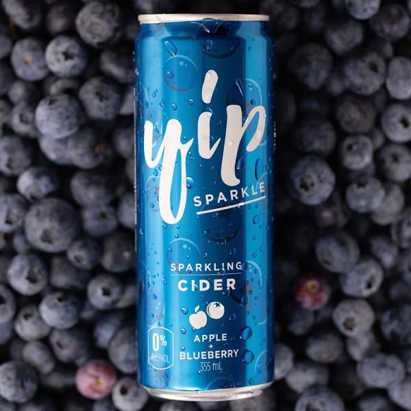 YIP N/A Sparkle Blueberry Cider - 355mL x 24/CS - SOLD BY CASE (XXXXX)