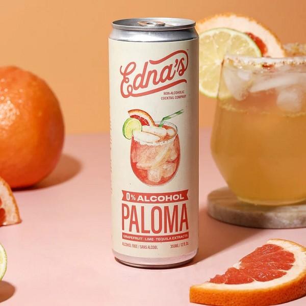 Edna's Paloma N/A Cocktail - 355mL x 4/PKG - SOLD BY PKG (XXXXX)