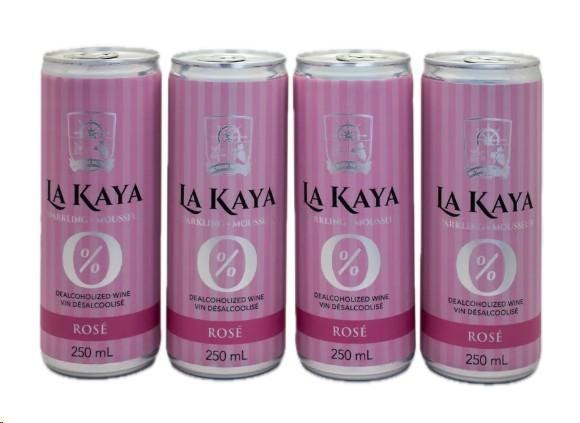 La Kaya Dealcoholized Sparkling RosÃ© RTD - 250mL x 24/CS - SOLD BY CASE (XXXXX)