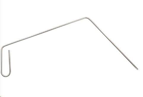 Winco Fryer Cleanout Rod, 30"L, stainless steel