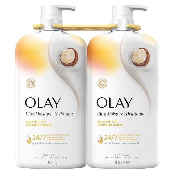 Olay Ultra Moisture Body Wash w/ Vitamin B3 Complex & Shea Butter - 2 x 887mL - SOLD BY PKG (XXXXX)