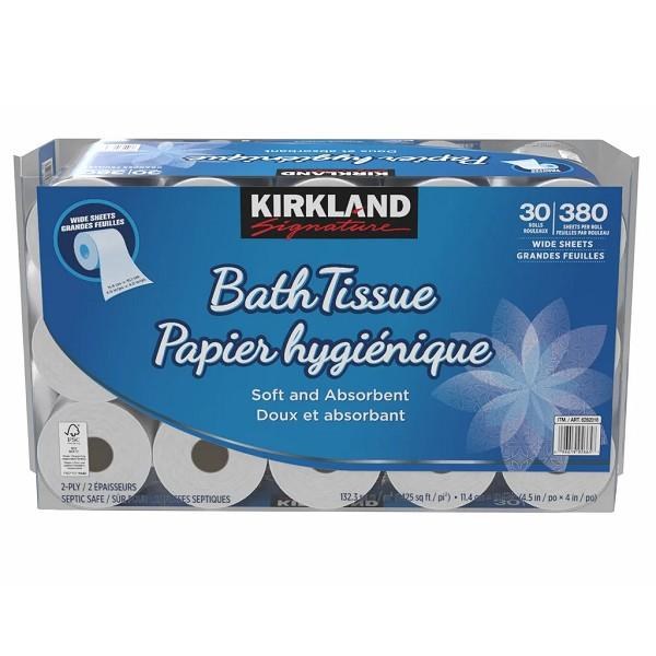 KS Toilet Tissue, 2-Ply, 380 Sheets x 30/PKG - SOLD BY PKG (P30) (92663)