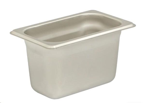 Steam Pan Insert, Stainless Steel Insert, 6" Deep, 1/9 Size (22196)