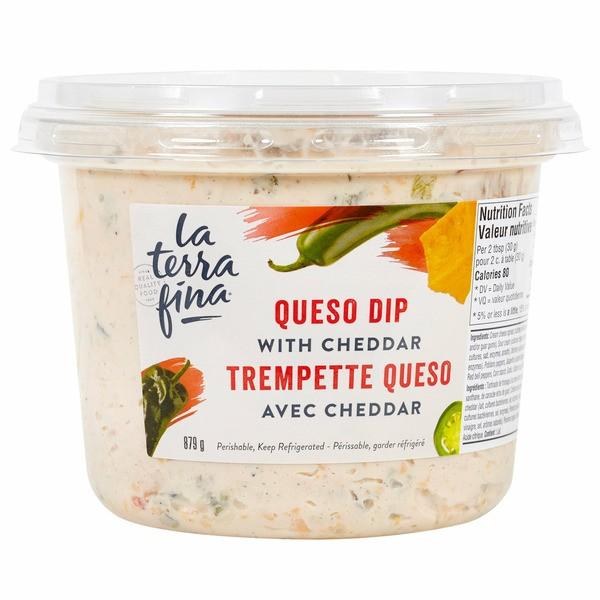 REFRIGERATED - La Terra Fina Mild Cheddar Queso Dip, 879g (XXXXX)