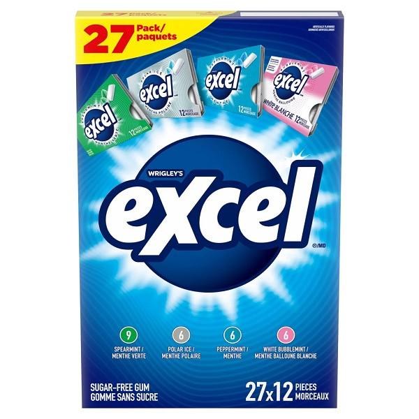 Excel Variety Pack, 27 Ã— 12ct (46846)