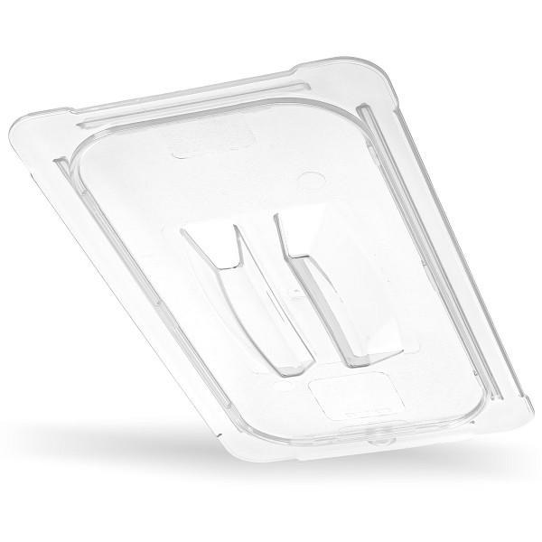 StorPlus Polycarbonate Handled Universal Lid 1/2 Size - Clear - 1/EACH (10230U07)