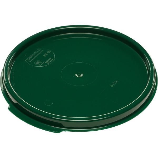 StorPlus Round Food Storage Container Lid 2 - 4 qt - Forest Green - 1/EACH  (1077108)