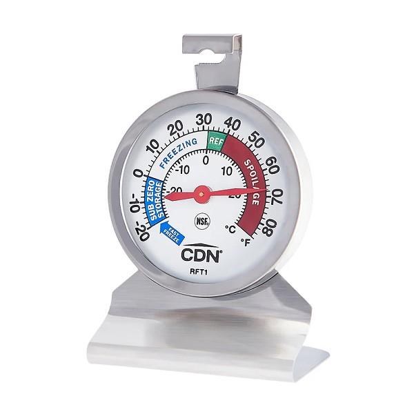 CDN Heavy Duty Dial Fridge/Freezer Thermometer -20Â°F to 80Â°F - 1/EACH (RFT1)