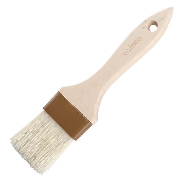 Winco Pastry Brush 2" Boar Bristle Flat - 1/EACH (WFB-20)