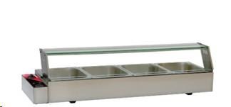 Omcan FOOD PAN WARMER, COUNTERTOP Bain Marie, countertop, 46â€1/2"W x 14"D x 12"H (48804)