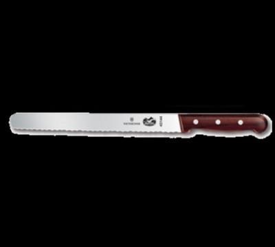 Victorinox 10" Wooden Handle Serrated Slicing Knife - 1/EACH (5.4230.25)