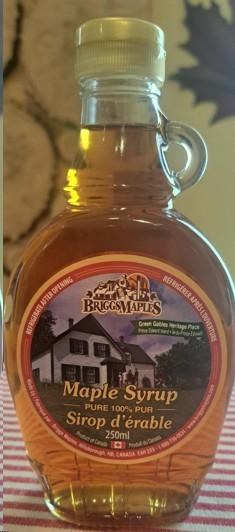 BriggsMaples  Pure Maple Syrup with Green Gables 250ml -