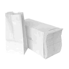 Paper Bag 3lb White Bags - 500/BNDL - (55280)