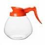 Bunn Coffee  Decanter 64 oz Glass Decaf w/ Orange Handle - EACH (42401.7103)