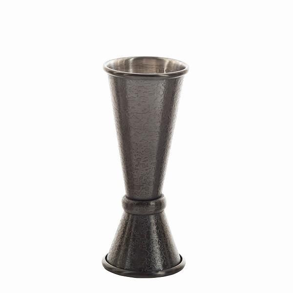 Tablecraft Premium Collection 1 oz / 1.5 oz Japanese Jigger, Acid-Etch Finish - EACH (6)