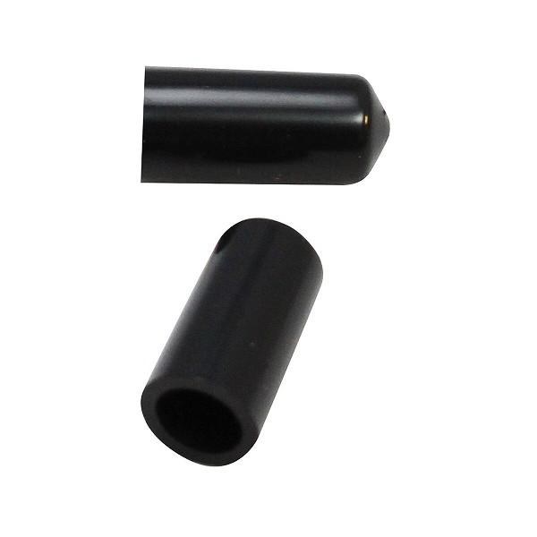 Tablecraft Dust Cap Cover for Liquor Pourers, Opaque Black - 12/PKG