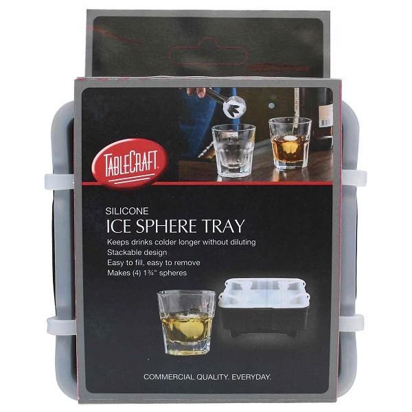 Tablecraft 4-Sphere Ice Cube Tray - EACH (6)