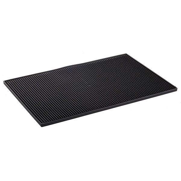 Tablecraft Black Rubber Bar Mat - EACH (12)