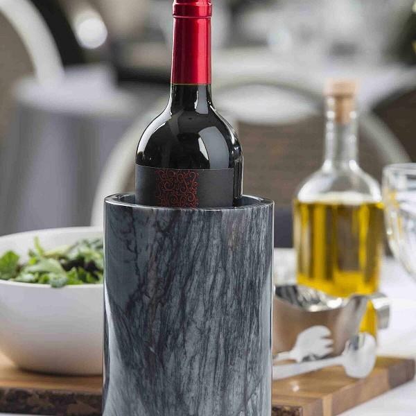 Tablecraft Black Marble Wine Cooler - EACH (6)