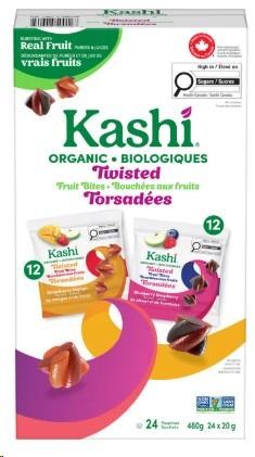 Kashi Organic Twisted Fruit Bites Variety Pack, 24 Ã— 20 g (xxxxx)