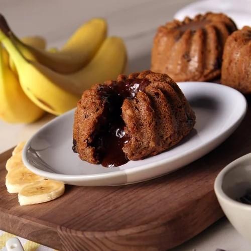 Wow Factor Gluten Free Vegan Banana Chocolate Lava Cake - 20 x 100g (01785)