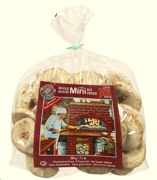 Fancy Pokket Original Mini Pita Whole Wheat - 200g (24) SOLD BY BAG (00412)