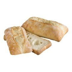 Bridor Sliced Ciabatta Bread 3" x 6" - 48 x 100g (52687)
