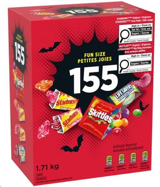Skittles, Starburst and LifeSavers - Assorted Candy, 1.71 kg (1726688)