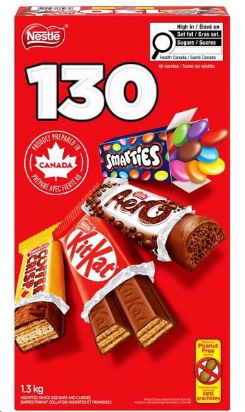 NestlÃ© Assorted Mini Bars and Candies, 1.3 kg(2942699)