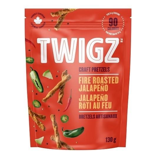 Twigz Pretzels FIRE ROASTED JALAPENO - 130g (12)