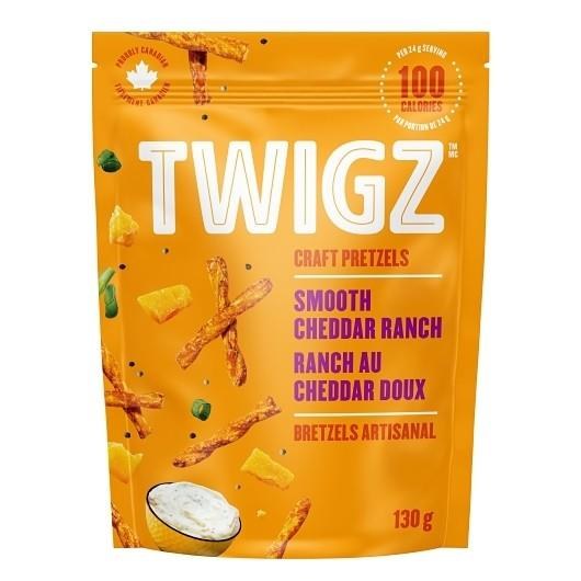 Twigz Pretzels SMOOTH CHEDDAR RANCH - 130g (12)