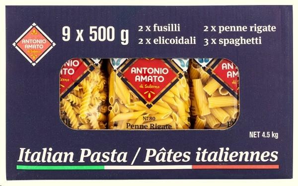 Antonio Amato Pasta Variety Pack, 9 Ã— 500 g (81028)