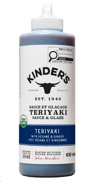 Kinder's, Teriyaki Sauce and Glaze, 630 mL (75817)