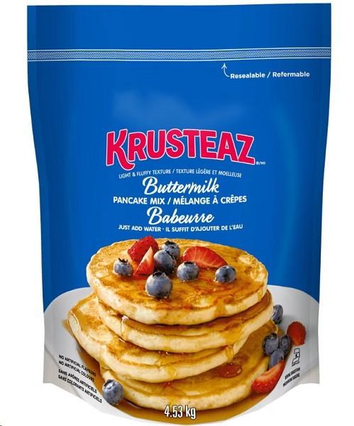 Krusteaz Buttermilk Pancake Mix, 4.53 kg (00334)