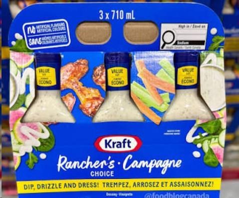Kraft Rancher's Choice Dressing 3 x 710 mL (90832)
