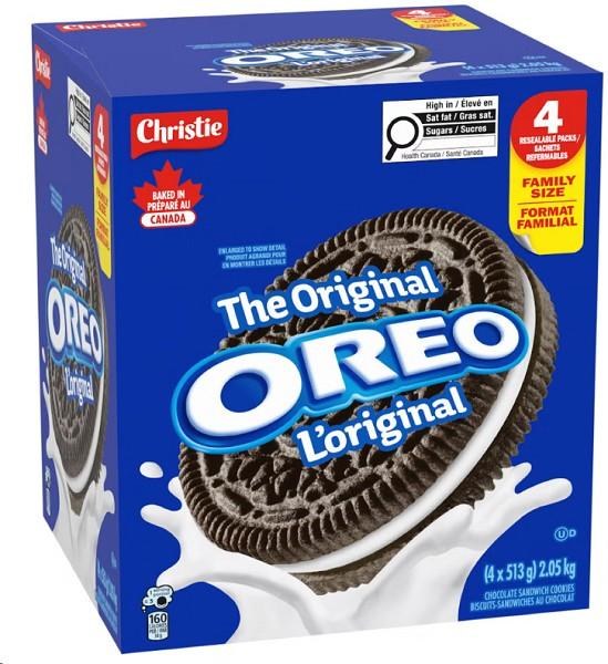 Oreo Original Cookies, 4 Ã— 513 g (02974)
