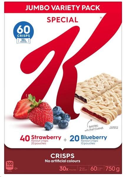 Special K Fruit Crisps, 30 Ã— 25 g (12834)