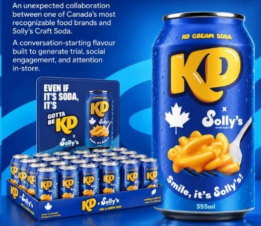 Solly's KD Cream Soda - 24/CASE