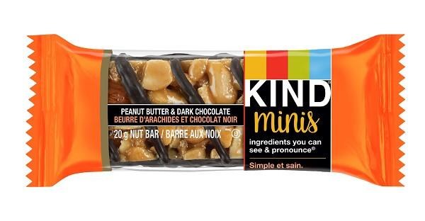 KIND Bar Minis Peanut Butter & Dark Chocolate 20g - 10/BOX (8)