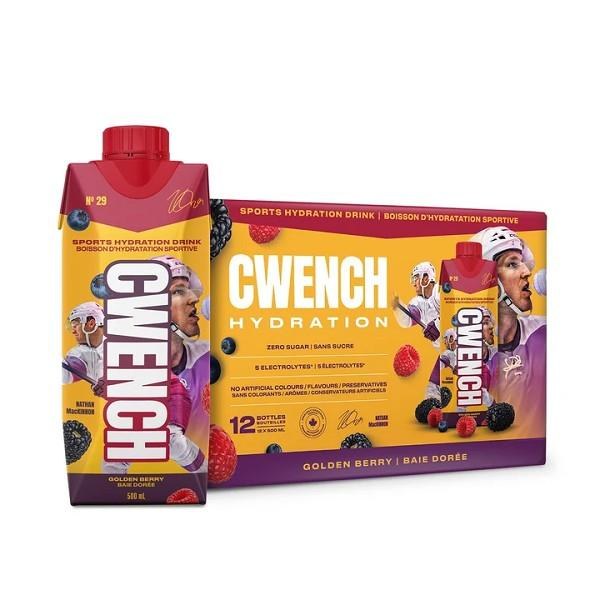 CWENCH Hydration 12 x 500ml - Golden Berry (58143)
